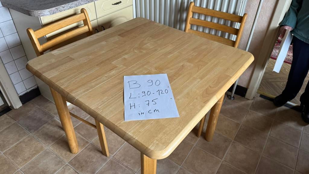 Uittrekbare tafel, Huis en Inrichting, Ophalen, Gebruikt