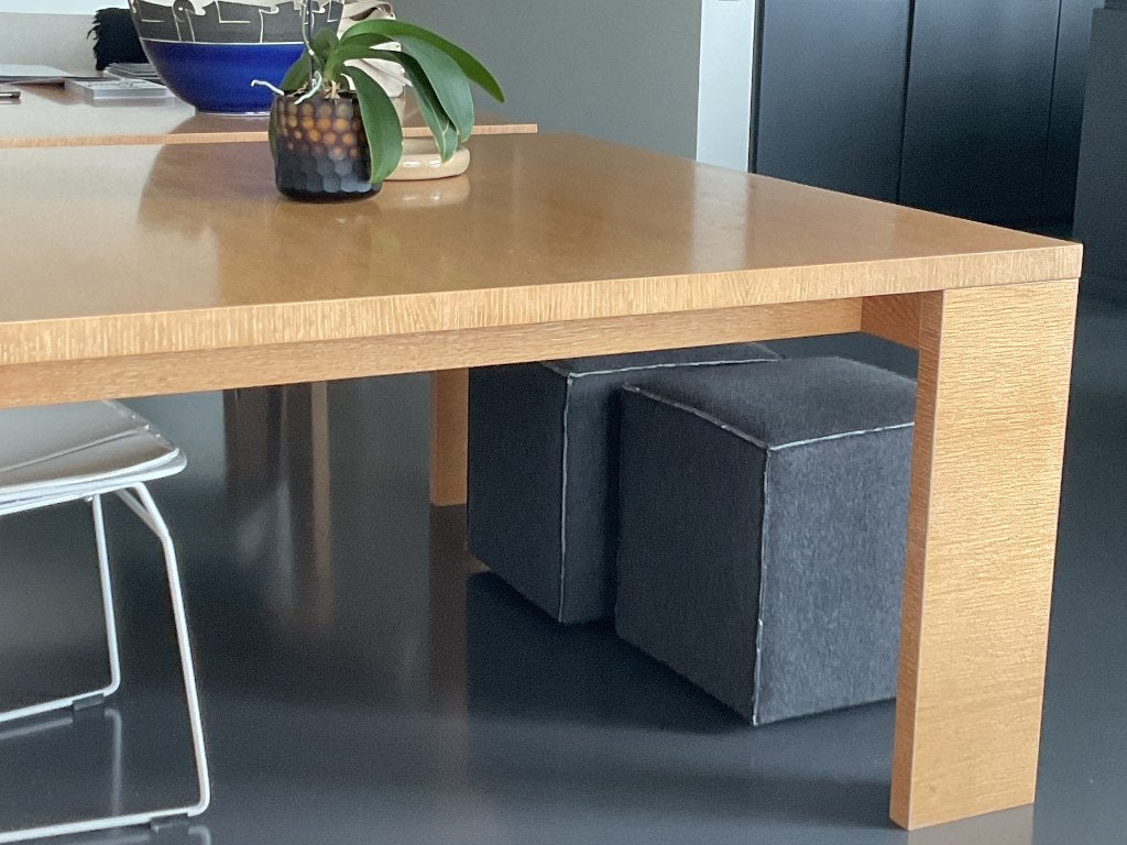 Maxalto vierkante eettafel, 100 à 150 cm, Cinq personnes ou plus, Carré, 100 à 150 cm