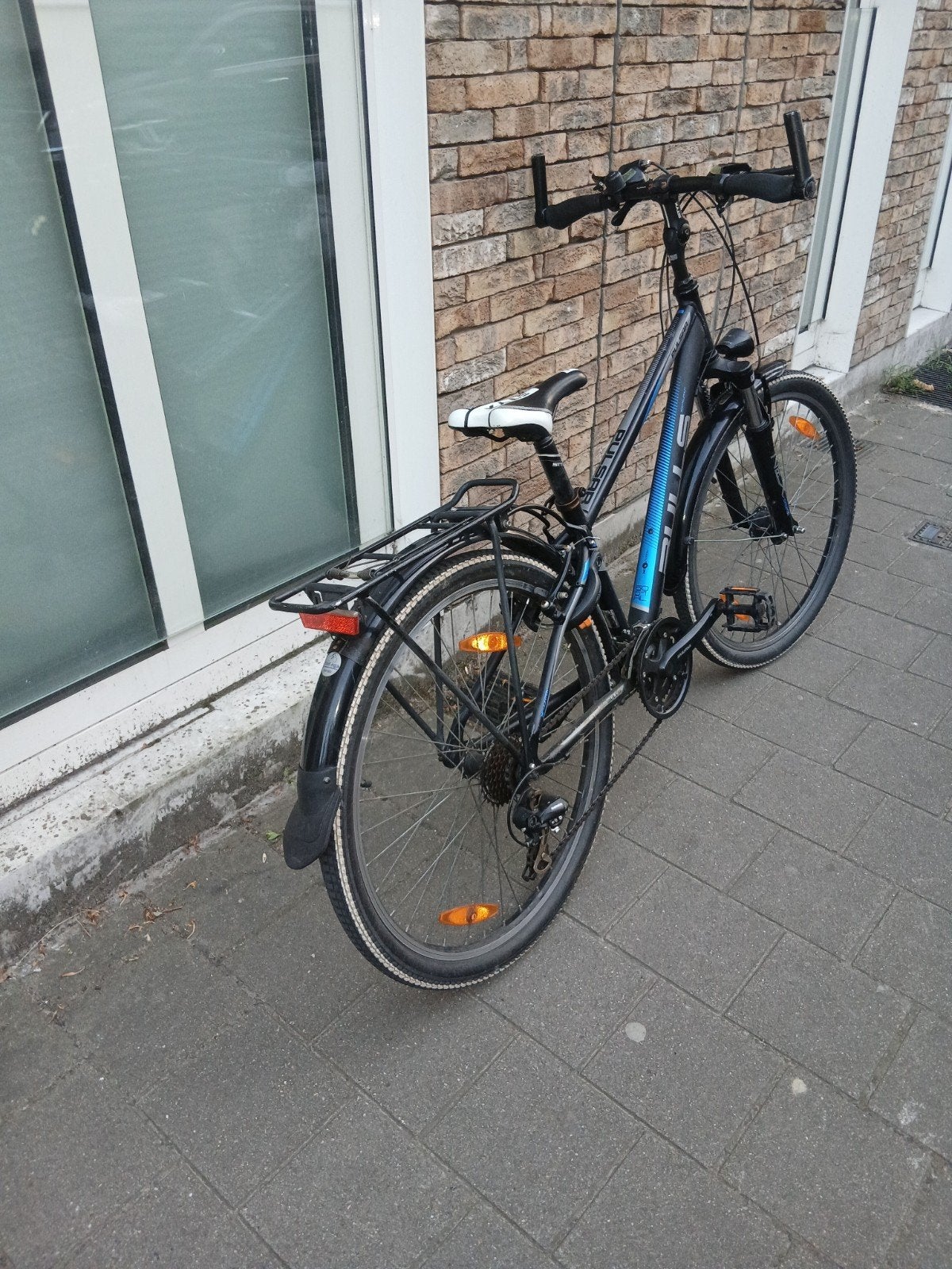 Unieke Bulls jongensfiets in blauw met, Fietsen en Brommers, Ophalen, Bulls, Velgrem, 47 tot 50 cm