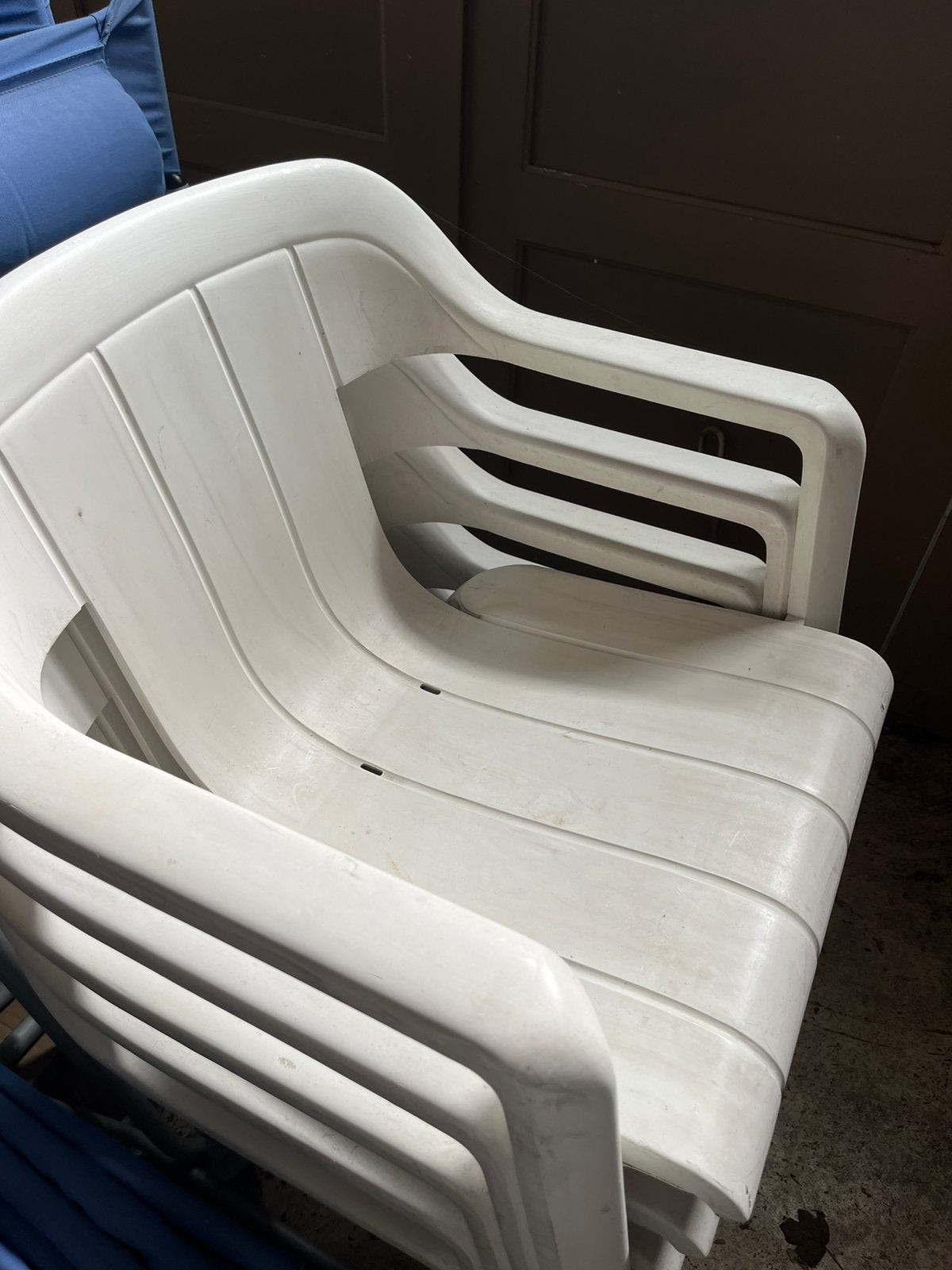 chaises de jardin, Jardin & Terrasse, Enlèvement, Utilisé, Plastique, Empilable