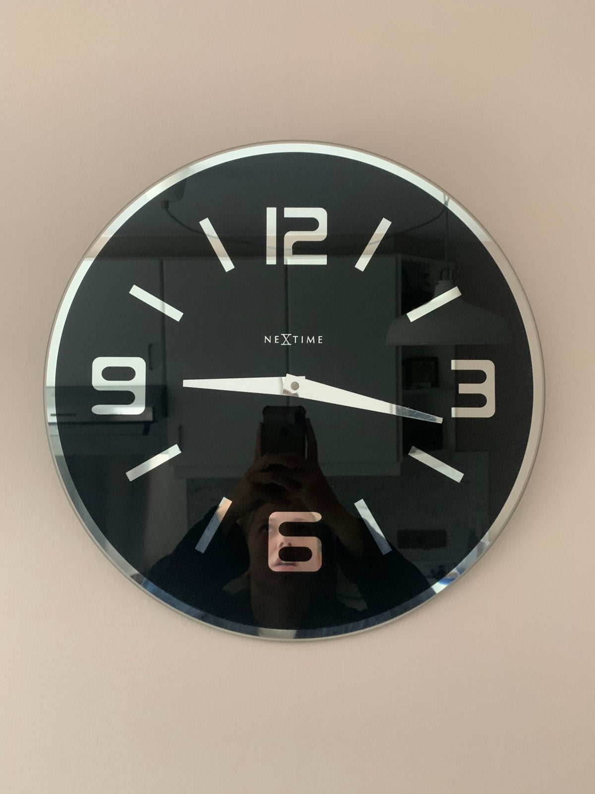NeXtime shuwan wandklok, Huis en Inrichting, Woonaccessoires | Klokken, Ophalen, Wandklok, Stil uurwerk, Analoog