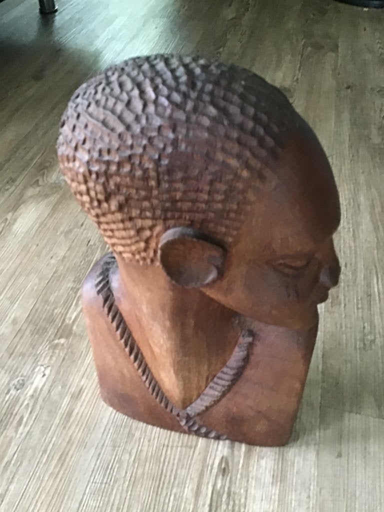 afrikaans beeld, Bois, Fait main, Homme, Enlèvement