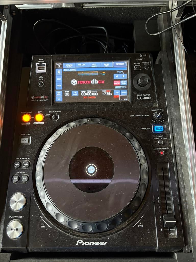 2x pioneer xdj 1000 1x pioneer djm 750 mk2, Musique & Instruments, DJ sets & Platines, Comme neuf, Platine, Pioneer, Enlèvement