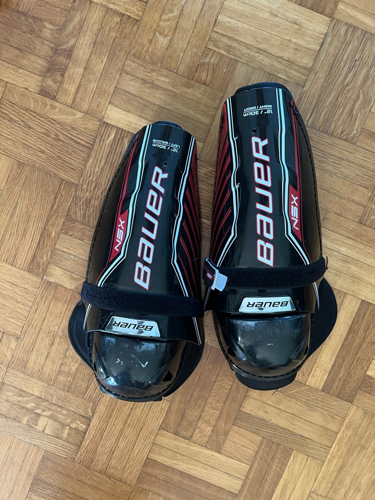 Ijshockey scheenlappen bauer 12”/30cm, Ophalen, Zo goed als nieuw