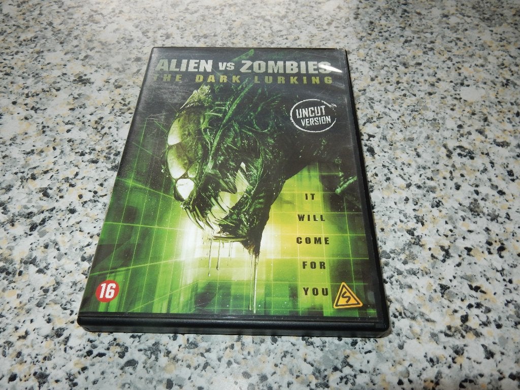 nr.2423 - Dvd: alien vs zombies - horror, Cd's en Dvd's, Dvd's | Horror, Engels, Vanaf 16 jaar, Nederlands, Ophalen of Verzenden