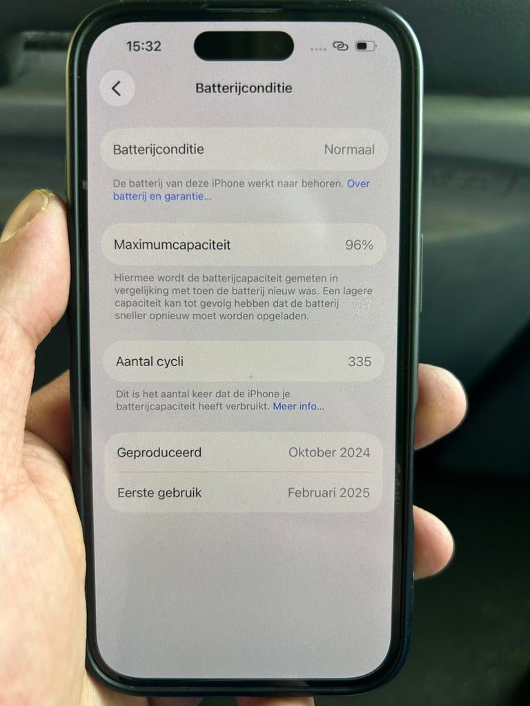Iphone 16,  96% batterij, Télécoms, Téléphonie mobile | Apple iPhone, Enlèvement, Comme neuf, IPhone 16