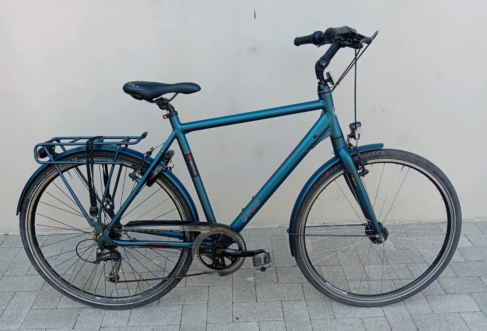 Jongensfiets alu Oxford Team 28inch 8speed maat57 NWP 799€🚴, Gebruikt, Velgrem, Versnellingen, 57 tot 61 cm