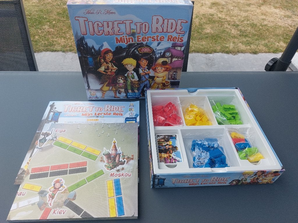 Spel Ticket to ride junior 6+, Een of twee spelers, Ophalen of Verzenden, Nieuw, Asmodee
