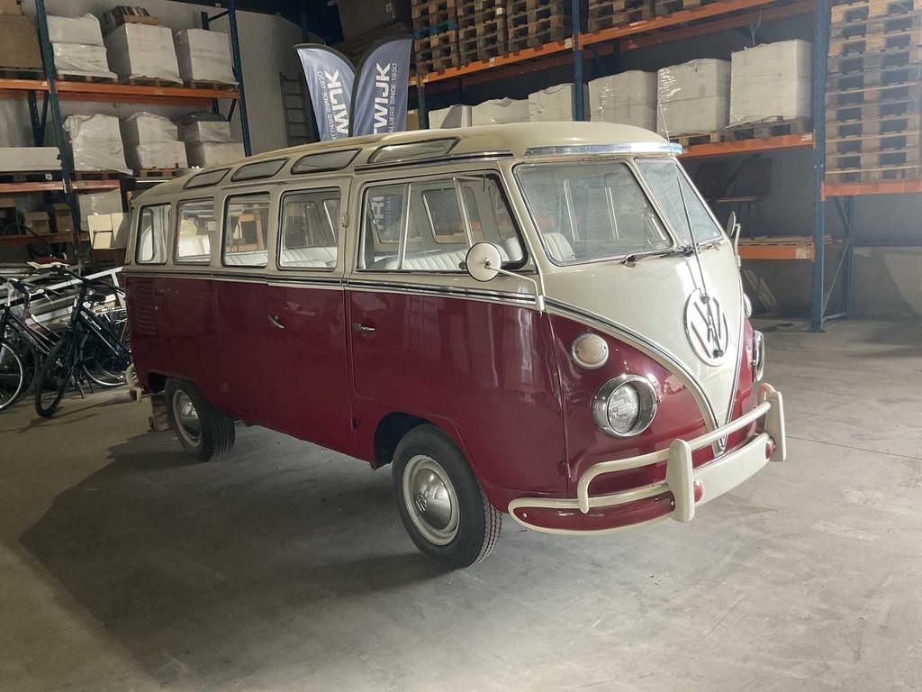 1973 Volkswagen T1 Samba 23 Windows Oldtimer, Volkswagen, Bedrijf, Handgeschakeld, Overige carrosserie