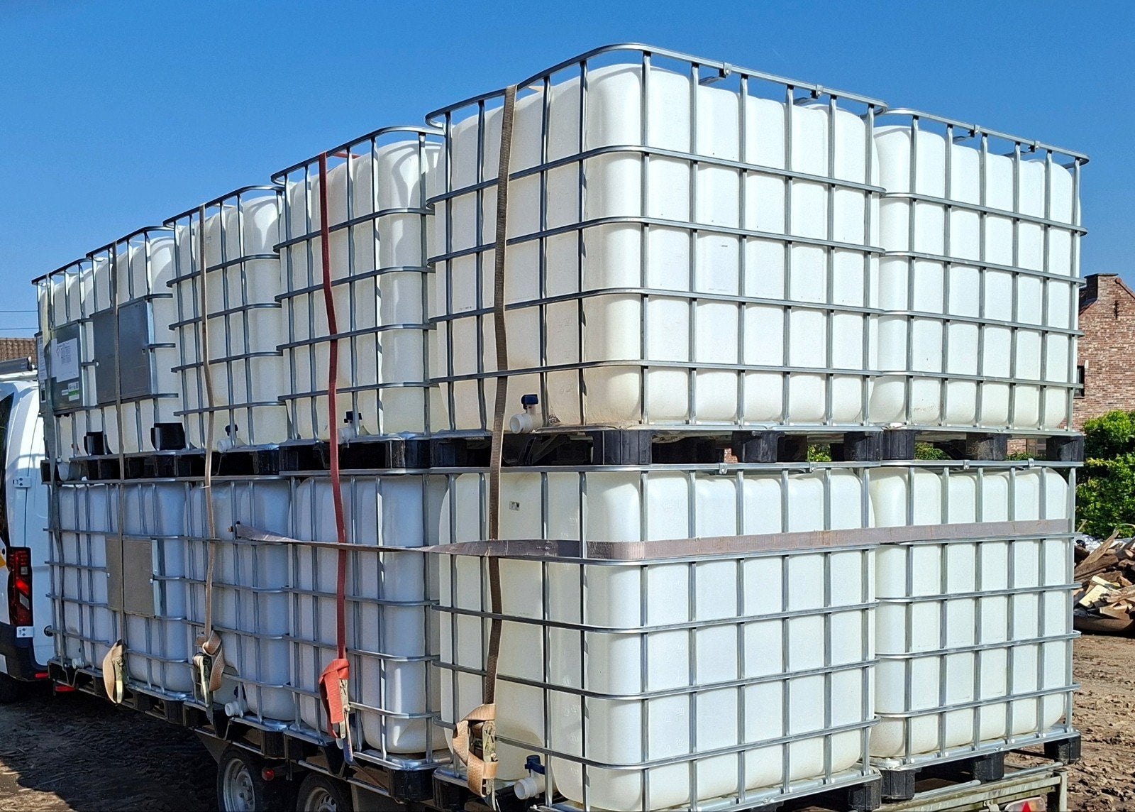 ibc vaten 1000liter, Enlèvement