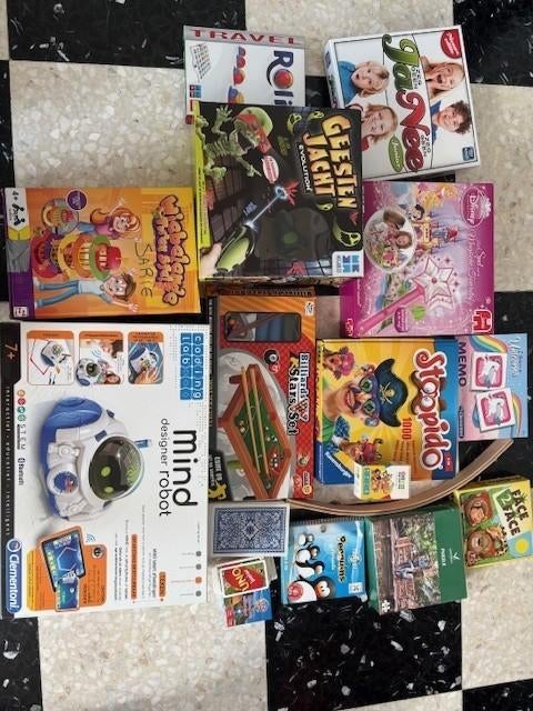 lot met gezelschapspelen, Hobby en Vrije tijd, Ophalen, Gebruikt