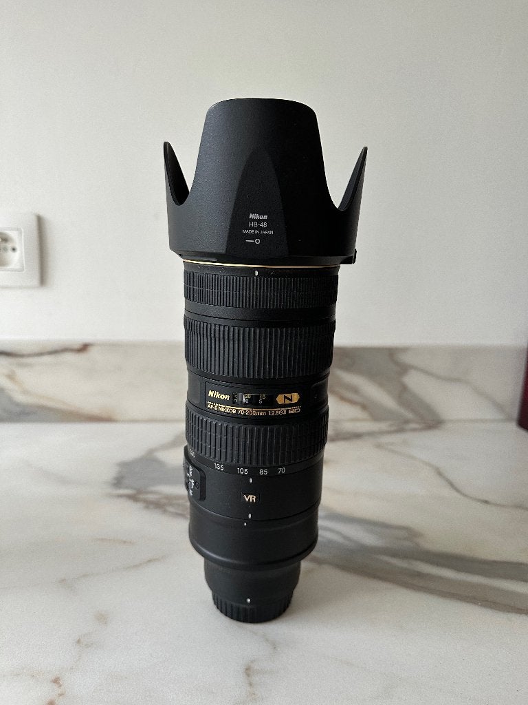 Nikon AF-S Nikkor 70-200mm f/2.8G ED VR II – VR II – Nikon F, Handmatige focus, Nikon, Zo goed als nieuw, Nikon F-mount