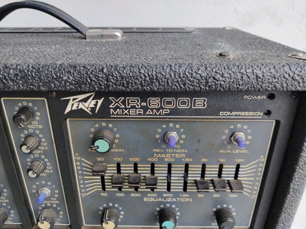 Peavey Series 400BH XR-600B Mixer Amp, Ophalen, Gebruikt, Minder dan 500 watt