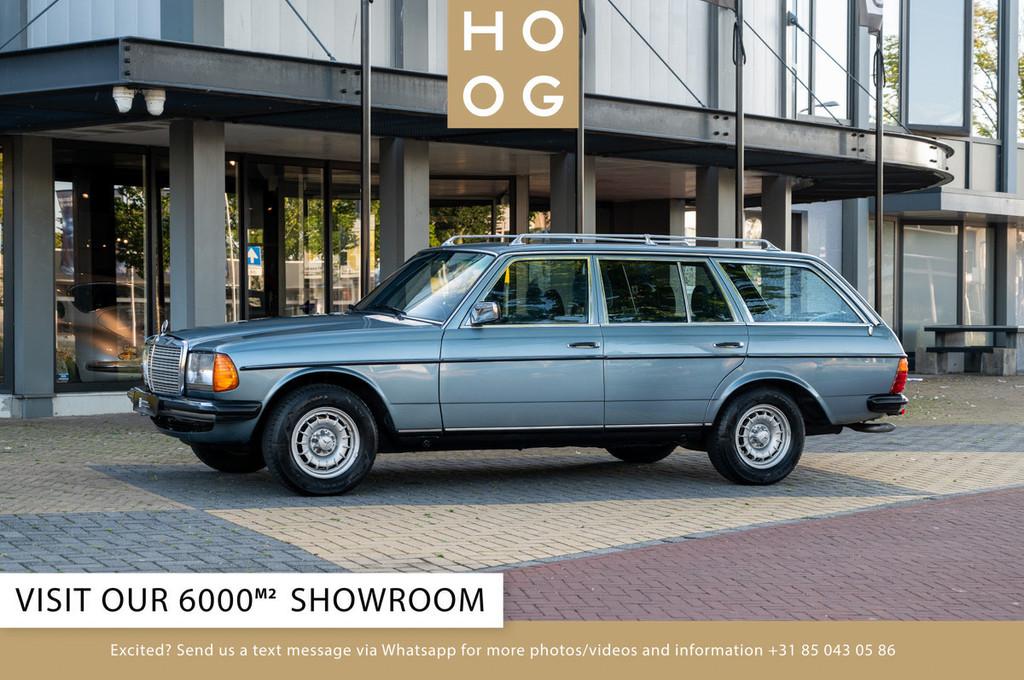 Mercedes-Benz 200-serie 280 TE (S123) (bj 1979, automaat), Auto's, Automaat, Stof, Zwart, Blauw
