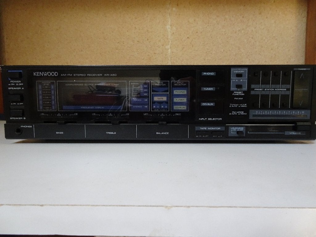 Kenwood stereo receiver KR-A50 AM-FM, Ophalen, Gebruikt, Stereo