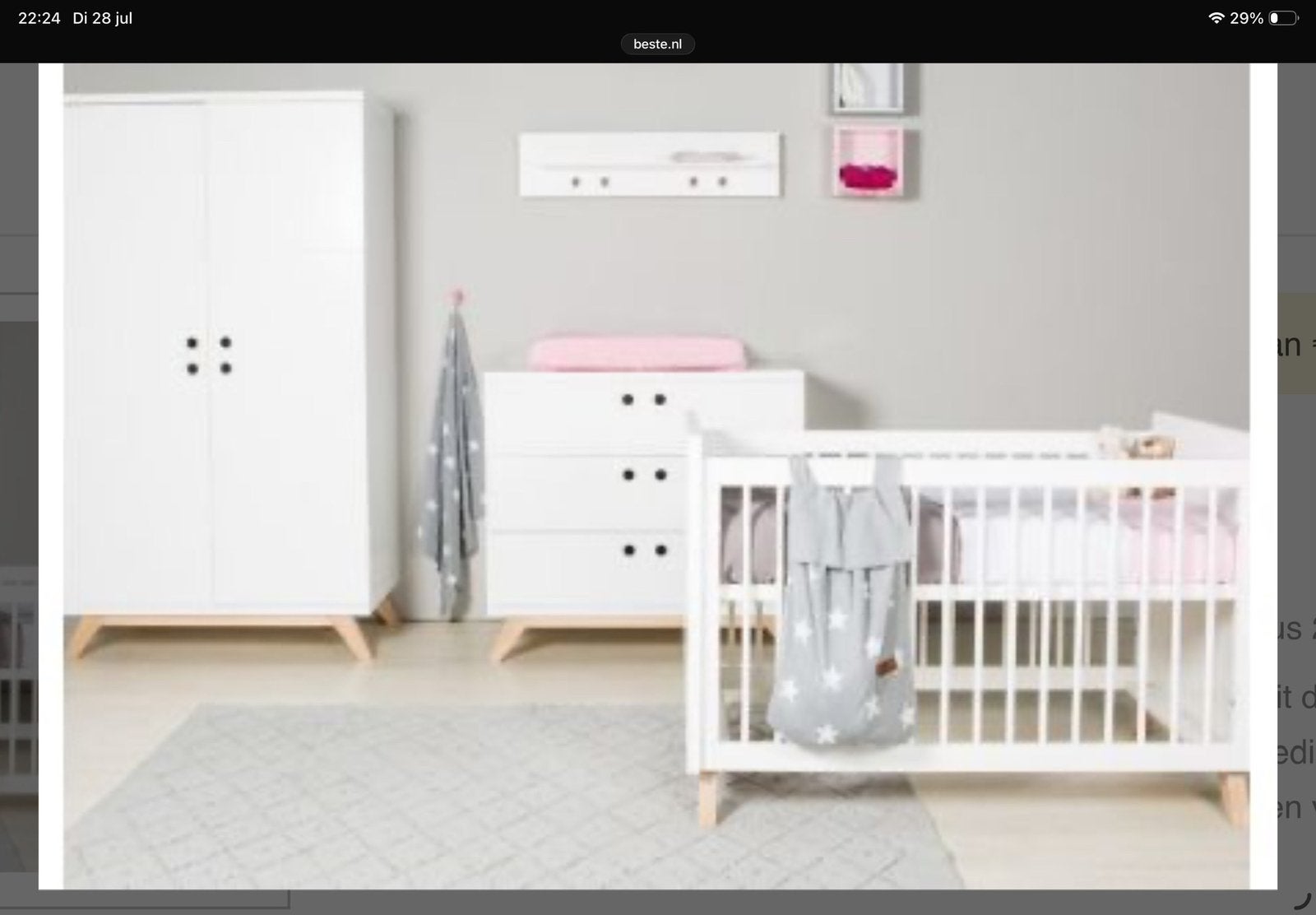 Bopita Lynn Kinderkamer 2016 (kast - bed - commode), Ophalen, Zo goed als nieuw