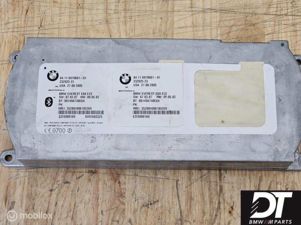 Telefoonmodule BMW 5-serie E60 ('03-'07) 84106978681, Autos : Pièces & Accessoires, Électronique & Câbles, BMW, Utilisé, Enlèvement ou Envoi