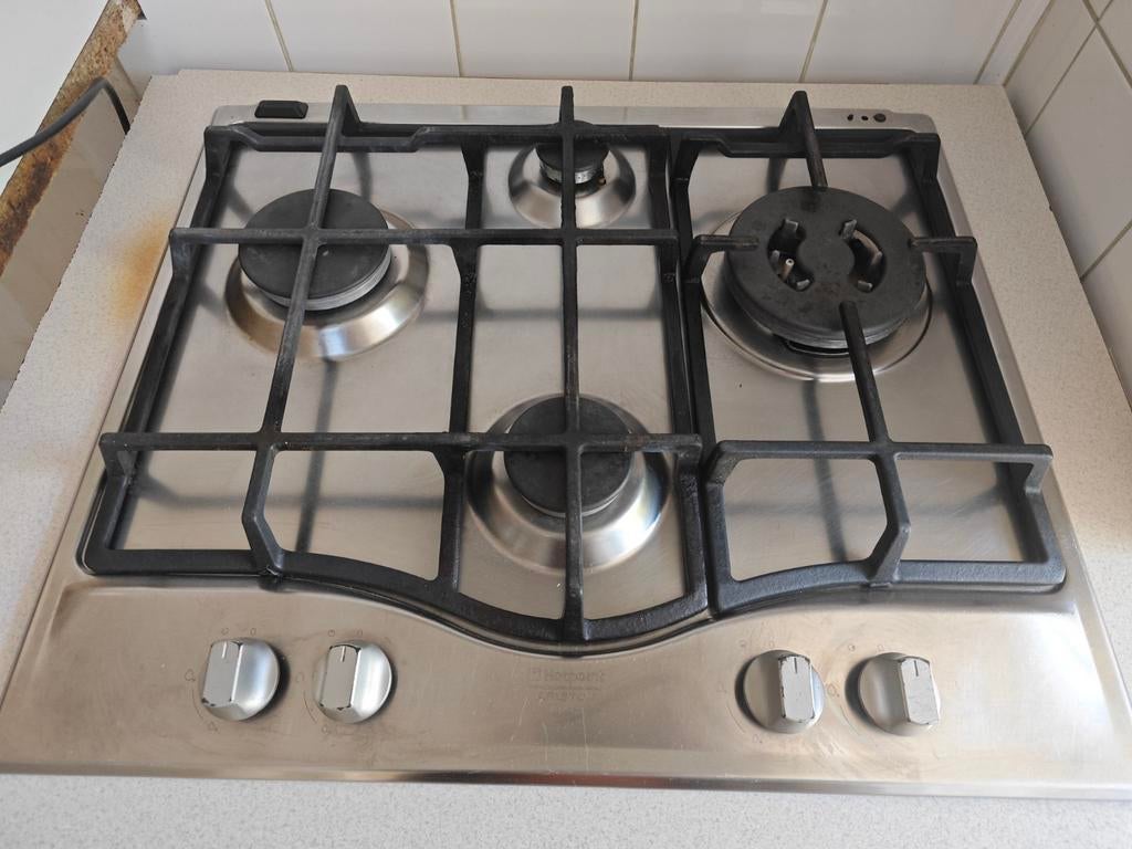 Plaque de cuisson gaz 4 feux Hotpoint-Ariston – inox, Electroménager, Tables de cuisson, Gaz
