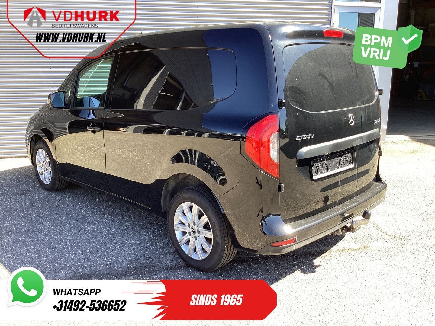 Mercedes-Benz Citan 112 CDI Aut. LED/ Stoelverw./ Keyless/ C, Automaat, Zwart, Mercedes-Benz, Bedrijf