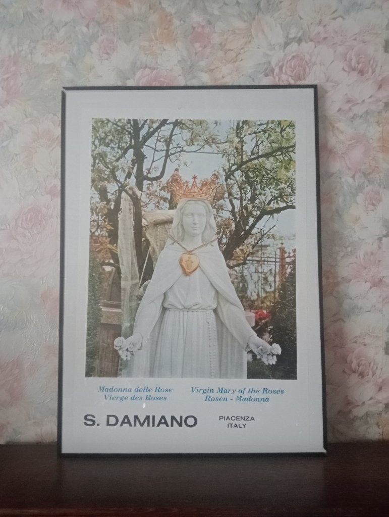 Poster van Madonna delle Rose San Damiano, Antiek en Kunst, Ophalen