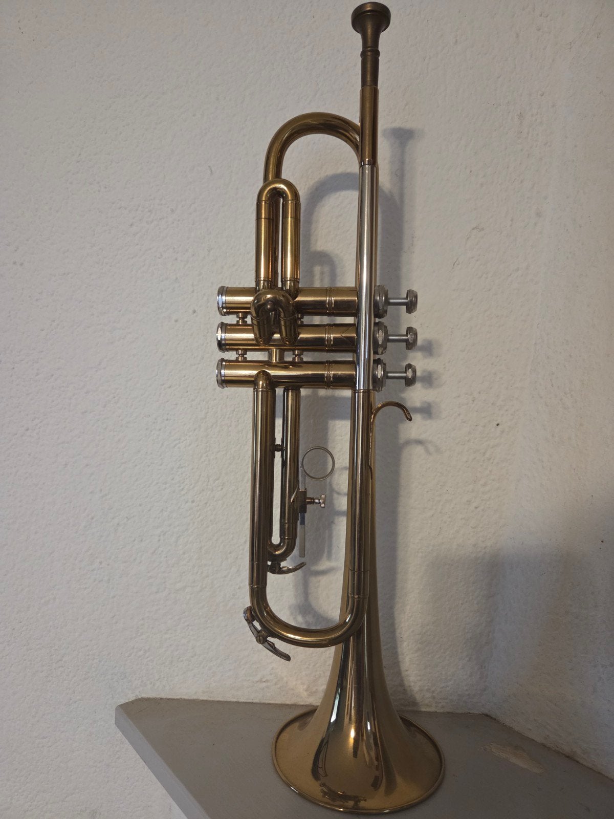 bufon trompet jaren 70/80 lees omschrijving, Muziek en Instrumenten, Blaasinstrumenten | Trompetten, Ophalen, Gebruikt