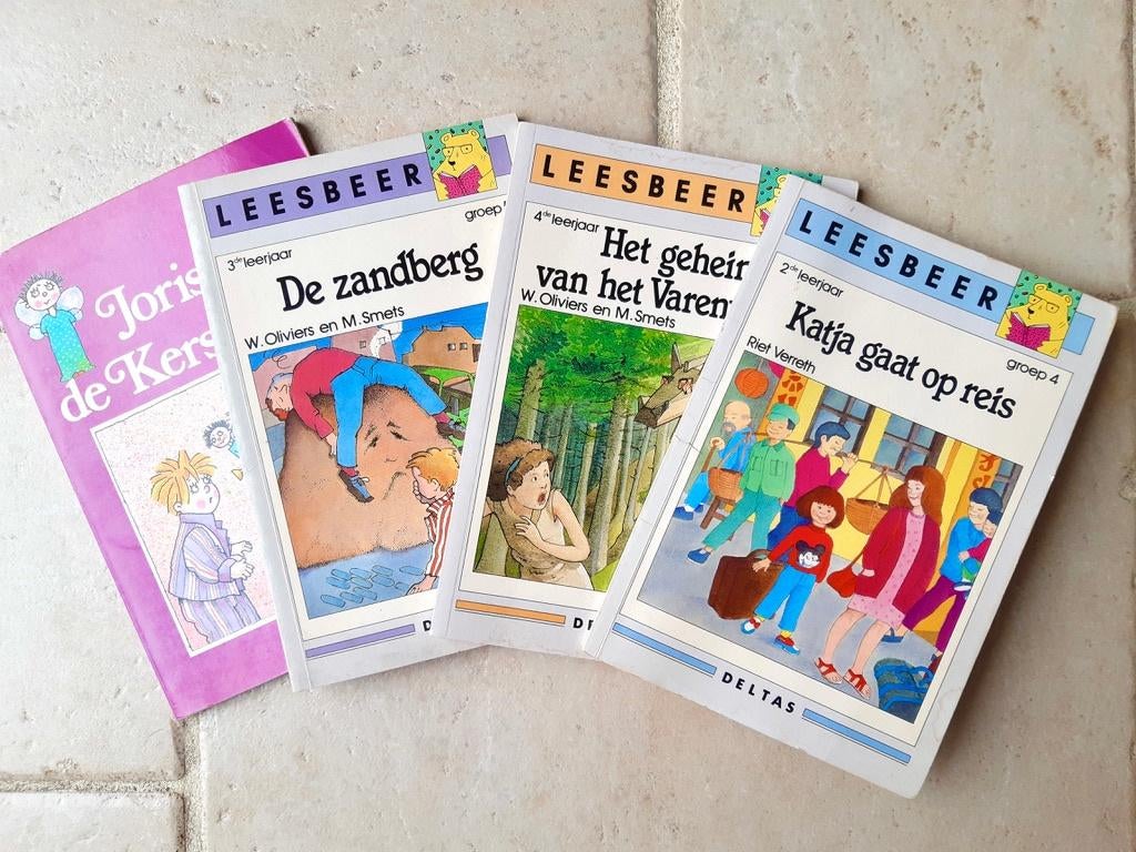 4 boekjes - Leesbeer - Leren lezen, Enlèvement ou Envoi, Utilisé