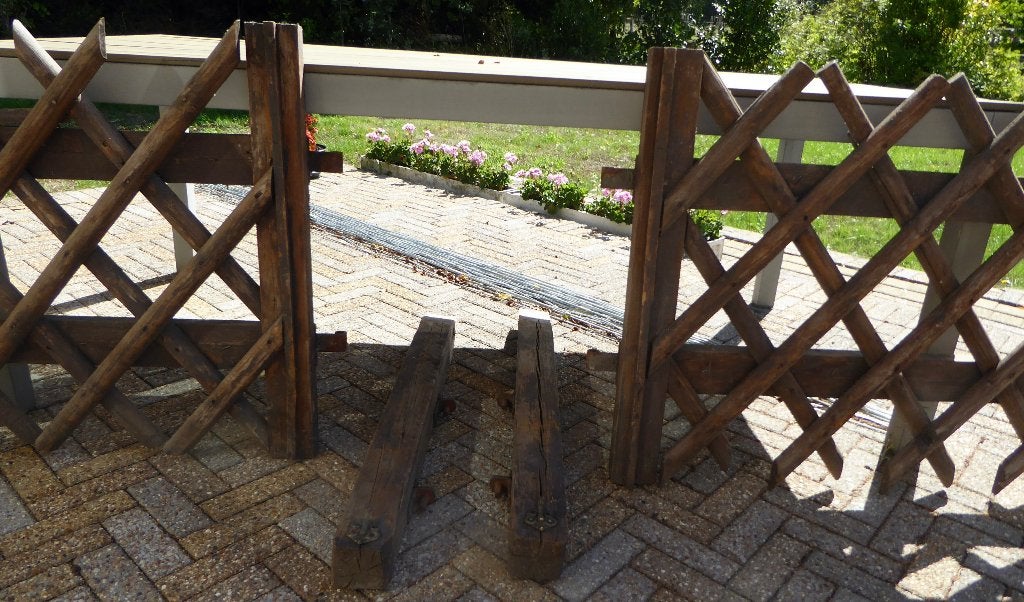 Clôtures de jardin en bois, Enlèvement, Utilisé