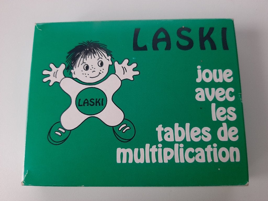 Jeu tables de multiplication Laski, Enlèvement ou Envoi, Comme neuf, Compter