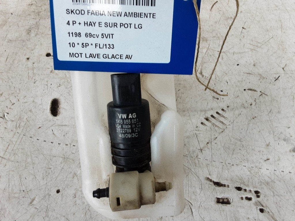 LAVE-GLACE POMPE AVANT Skoda Fabia II (5J) (1K6955651), Mevr. I. Hauben, Utilisé, Skoda, Rue de l'Espoir 34 34
4030  GRIVEGNÉE, BE