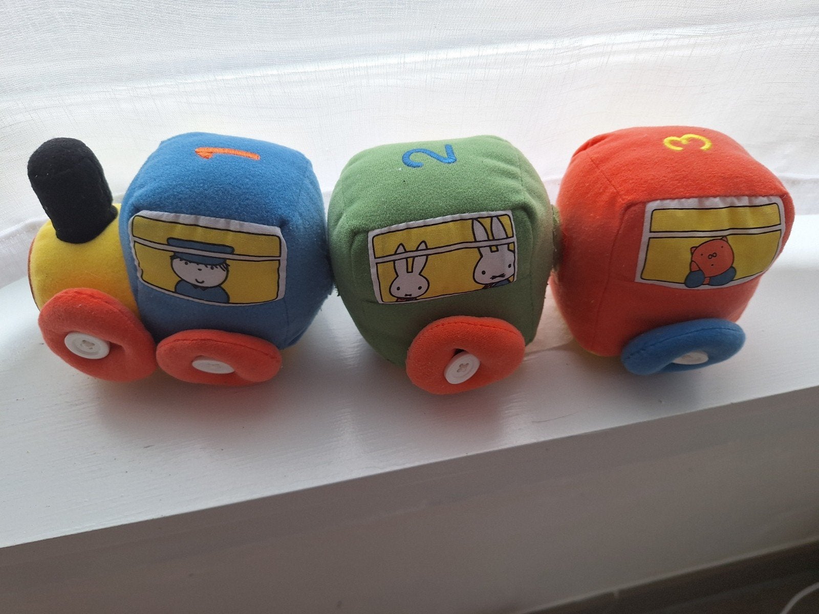 zacht speelgoedtrein, Ophalen, Gebruikt