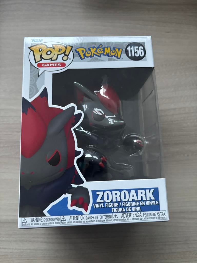 Funko Pop ! Figurine en vinyle Pokémon Zoroark #1156, Enlèvement ou Envoi, Comme neuf