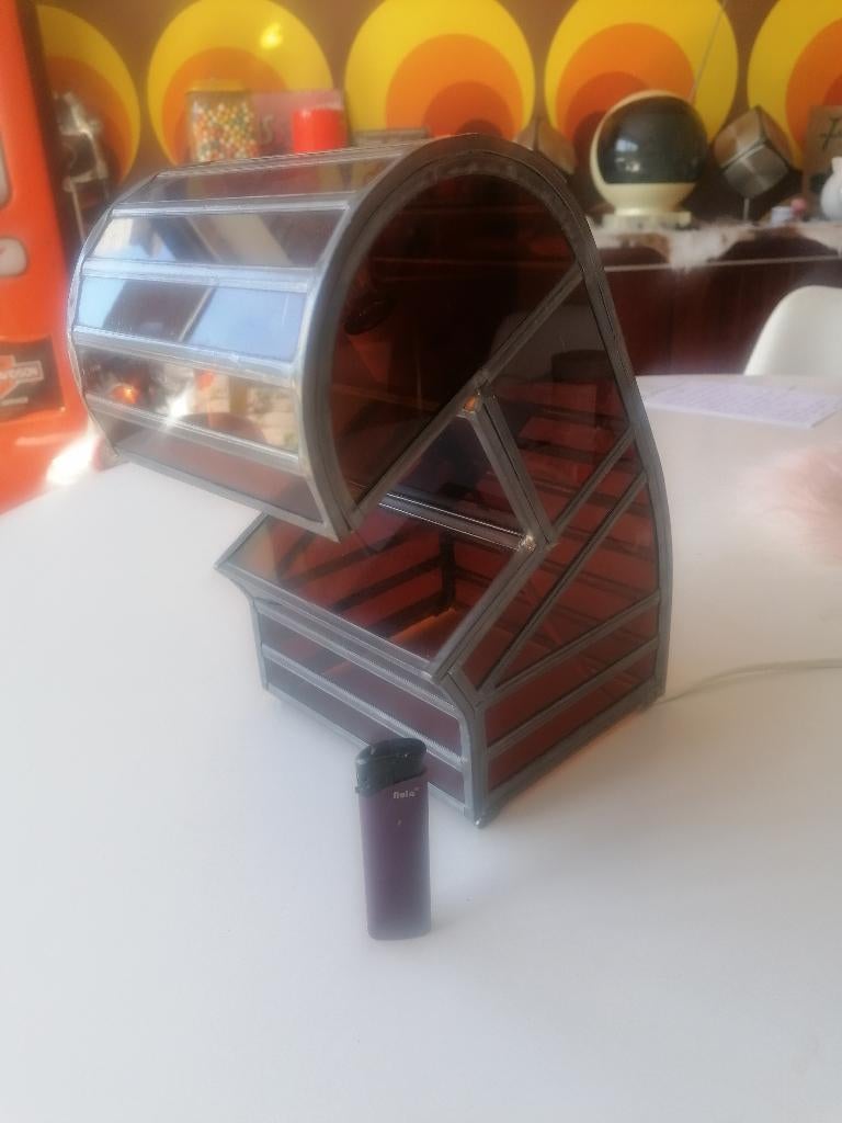 Lamp, Ophalen, Vintage, Zo goed als nieuw, Glas