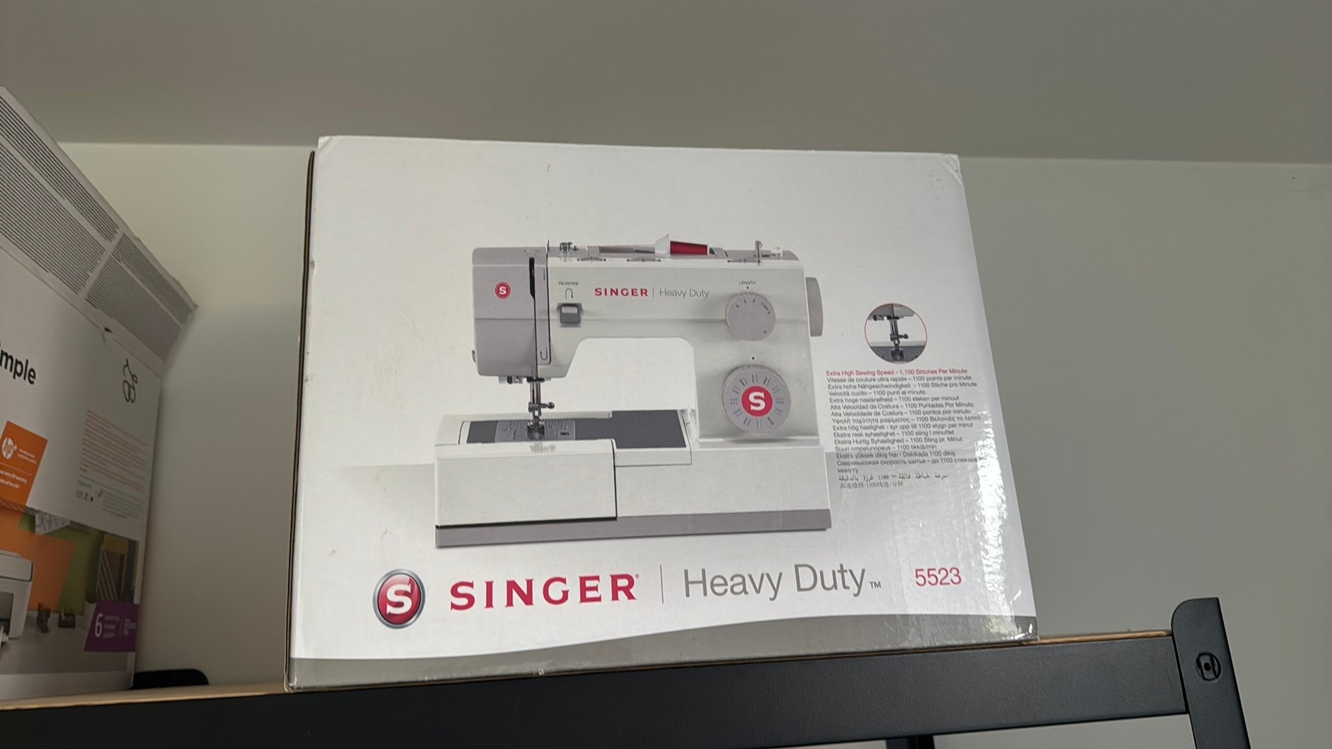 Singer heavy duty 5523, Hobby & Loisirs créatifs, Machines à coudre & Accessoires, Enlèvement, Comme neuf, Singer
