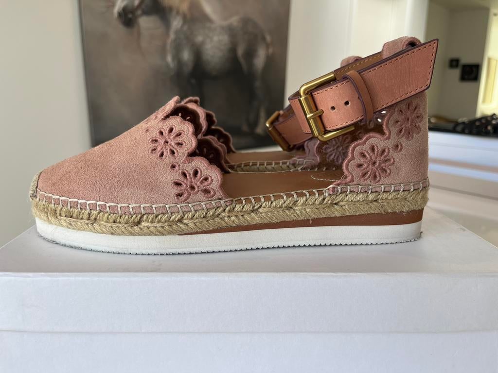 Espadrilles See by Chloé, Espadrilles, Ophalen of Verzenden, Zo goed als nieuw, Roze