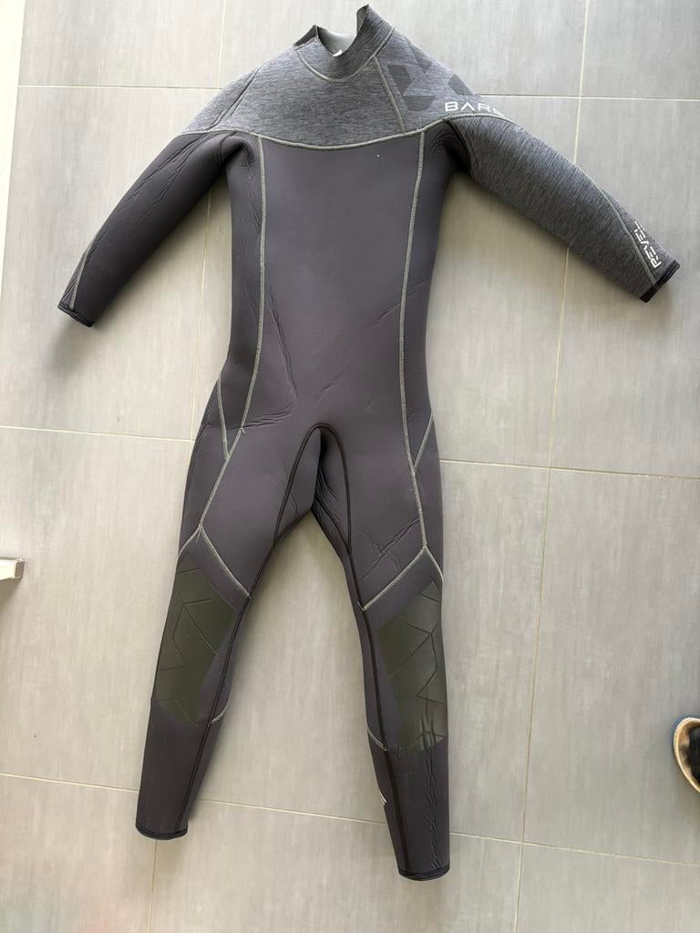 Bare duikpak 7 mm revel full grey men s, Watersport en Boten, Duiken, Ophalen of Verzenden, Zo goed als nieuw