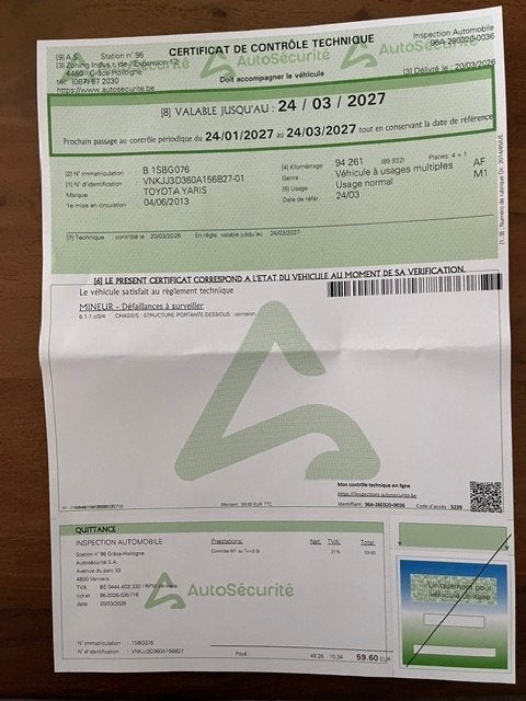 toyota yaris, Euro 5, Achat, Boîte manuelle, 1300 cm³