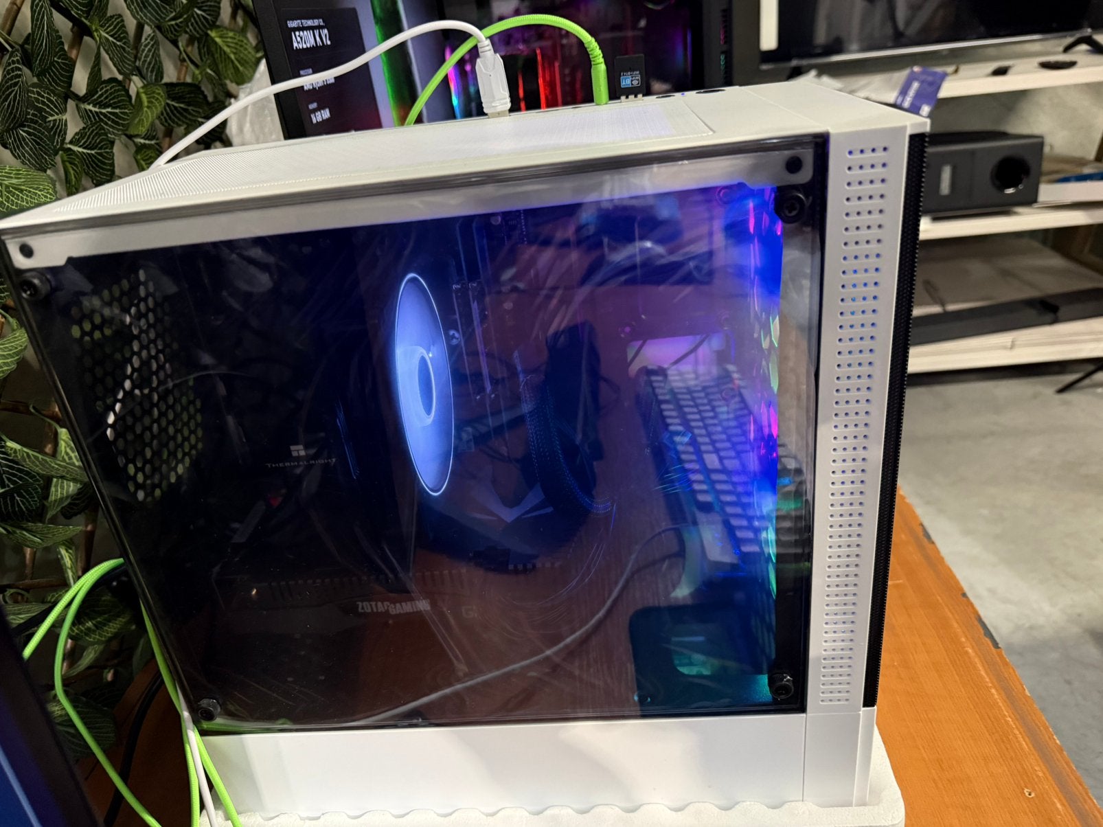 Witte gaming pc Ryzen 5 5500 + RTX 2060 12GB, Ophalen, Zo goed als nieuw