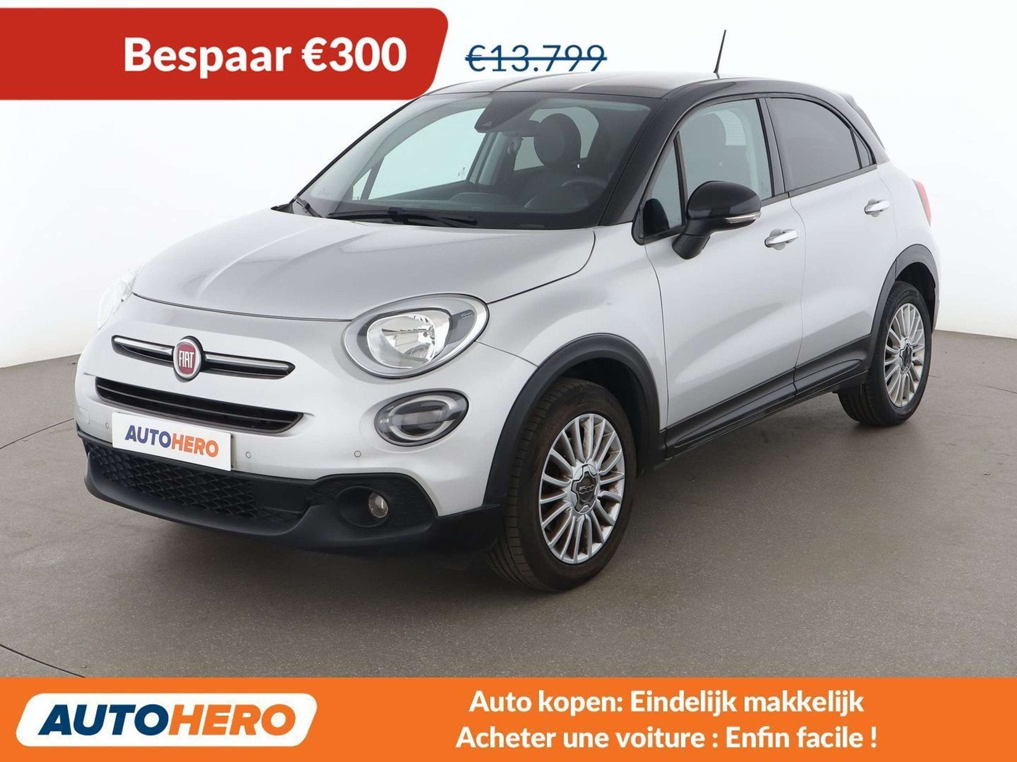 Fiat 500X 1.3 Turbo City Cross Business (automatique), Autos, Achat, 500X, Noir, 5 places