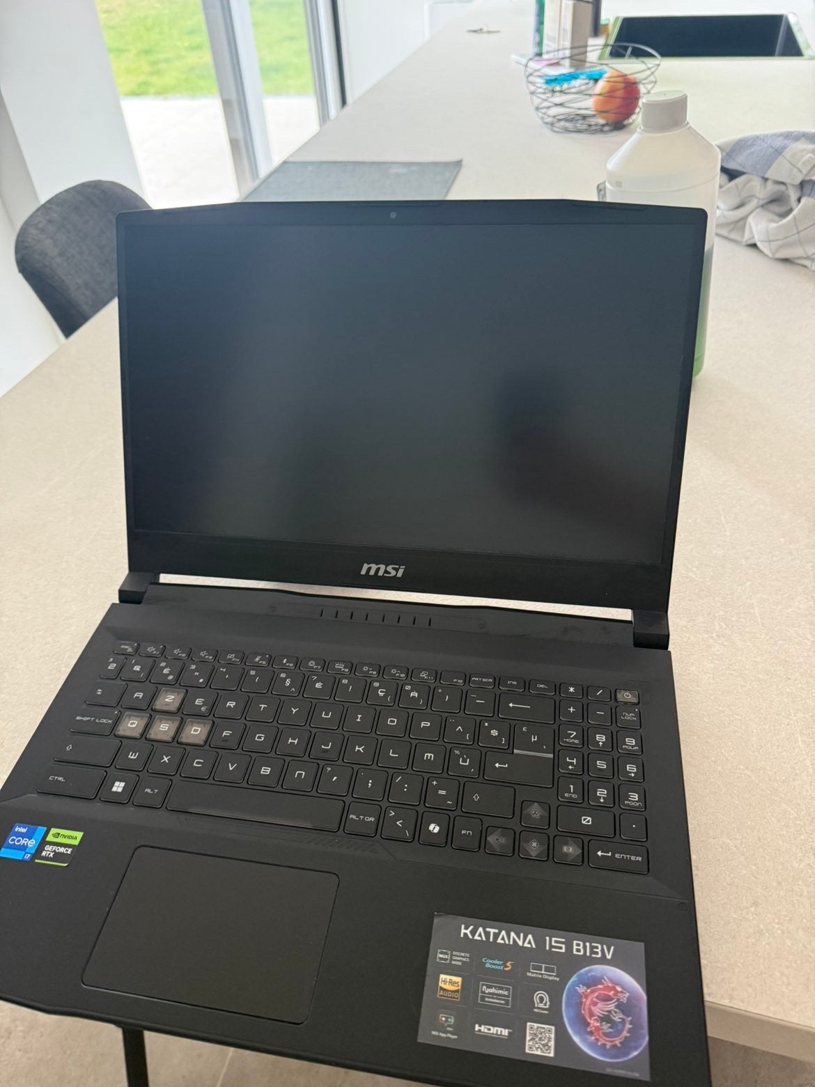 Katana msi 15 b13v bijna nooit mag weg voor goed bod, Informatique & Logiciels, Enlèvement ou Envoi, Comme neuf, Gaming