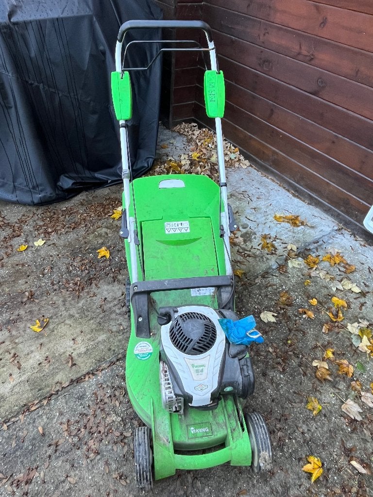 Grasmaaier - benzine, Ophalen, Viking, Gebruikt, Opvangbak