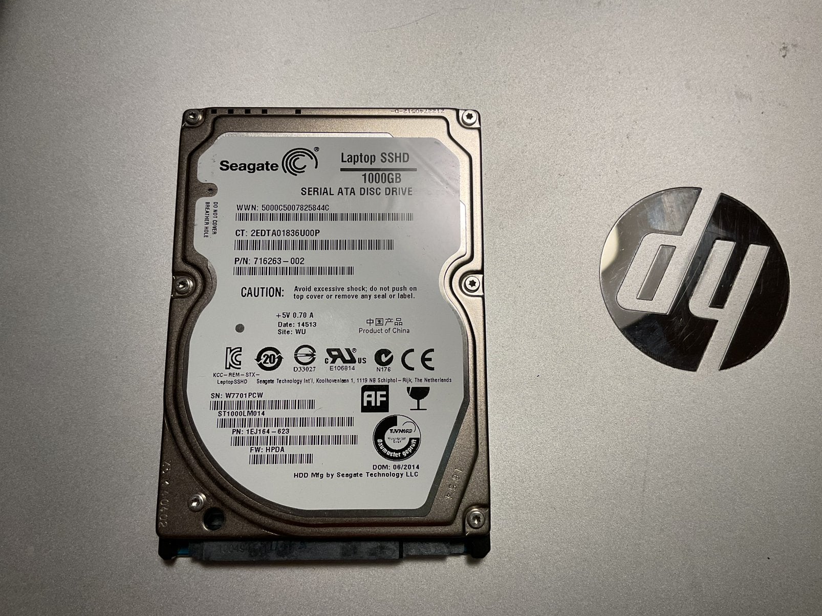 SSHD ultrarapide de 1 To, 2,5 pouces, Seagate, Informatique & Logiciels, Disques durs, Enlèvement ou Envoi, 1 Terrabyte