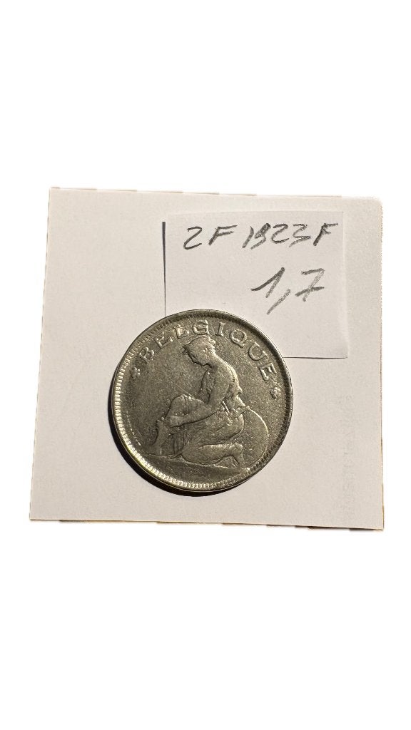 ALBERT I : 2 FRANCS 1923F (2), Enlèvement ou Envoi
