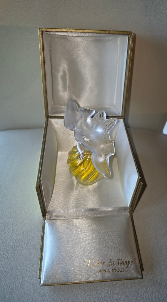 Exceptionnel Coffret Vintage "L'Air du Temps" de Nina Ricci, Enlèvement ou Envoi, Comme neuf, Bouteille de parfum, Plein
