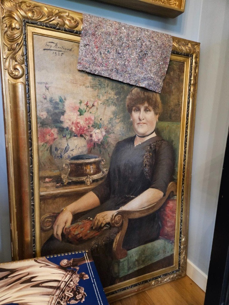 Schilderij "Eugène Bertrand", Antiek en Kunst, Ophalen