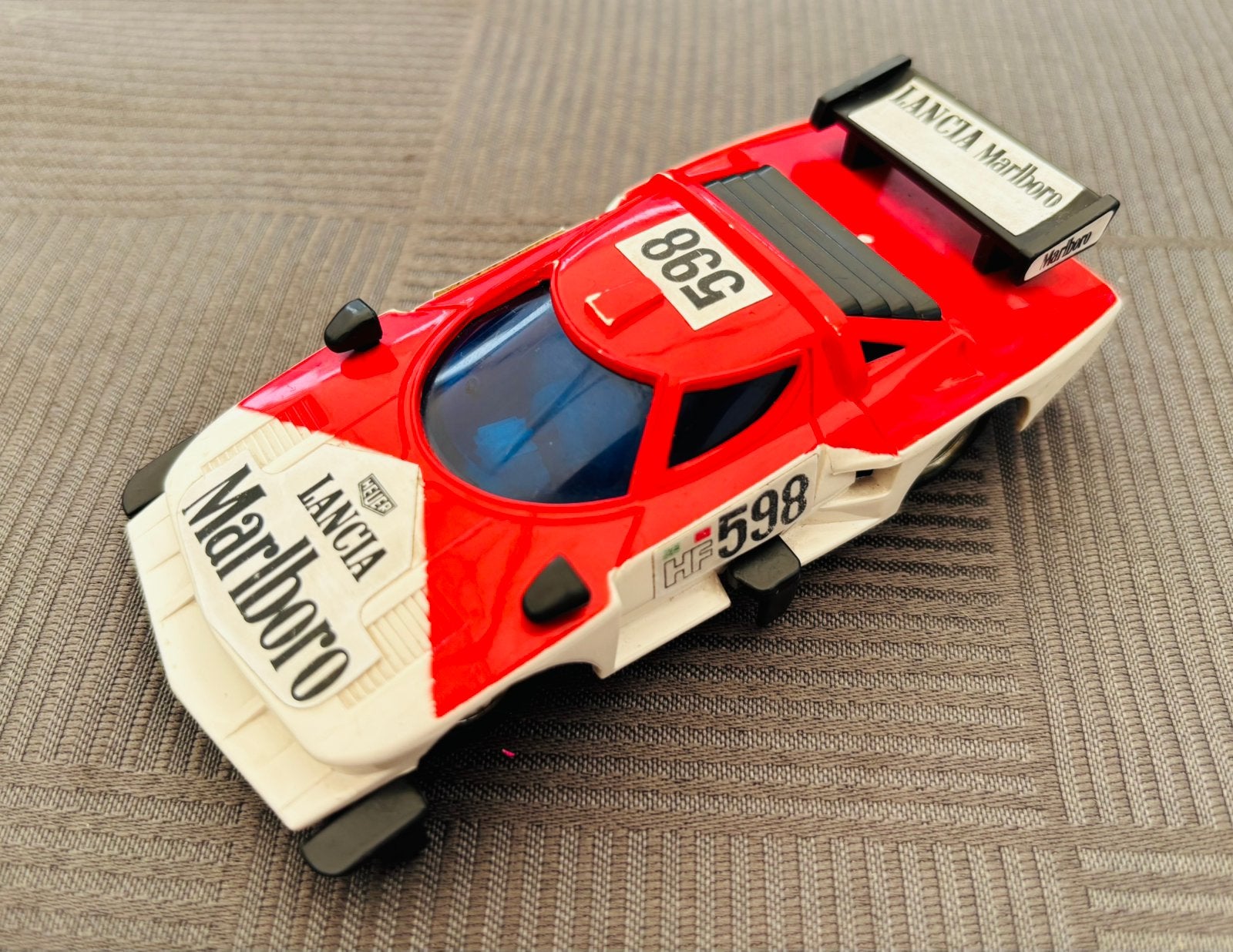 Lancia Stratos Turbo Gr.5 Slotcar, Ophalen of Verzenden, Gebruikt, Auto