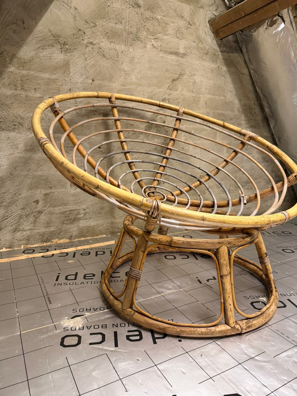 Rotan stoel, Huis en Inrichting, Ophalen, Zo goed als nieuw, Hout