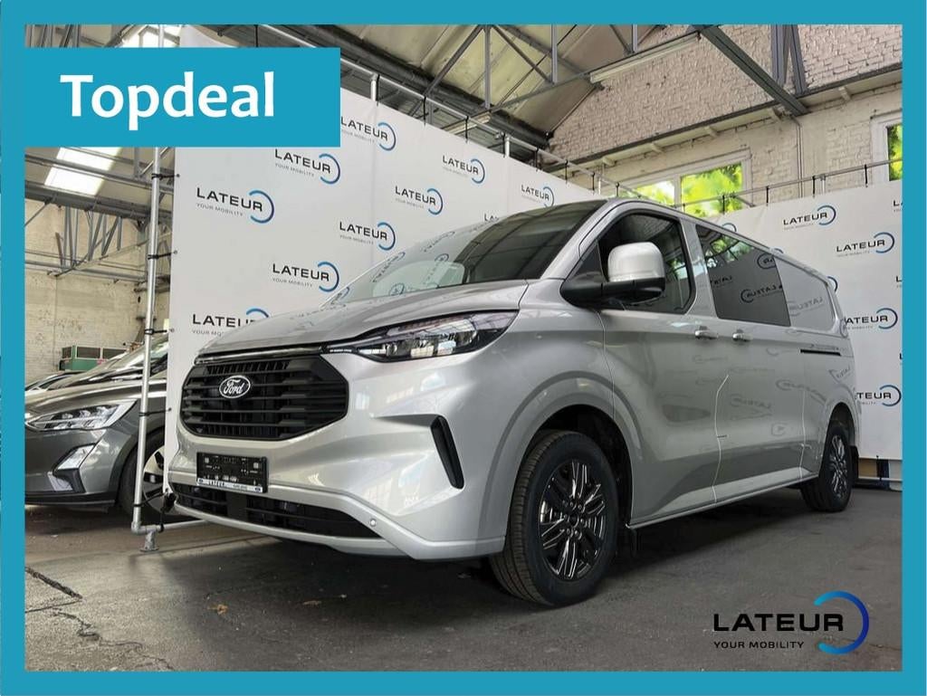 Ford Transit Custom Multi-Use Limited 320L 2.0TD 136Pk A8 FW, Auto's, Bestelwagens en Lichte vracht, Te koop, ABS, Adaptive Cruise Control