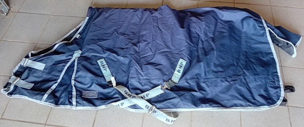 QHP winter/regendeken 300gr  185/135, Dieren en Toebehoren, Gebruikt, 300 g, Overige materialen, QHP