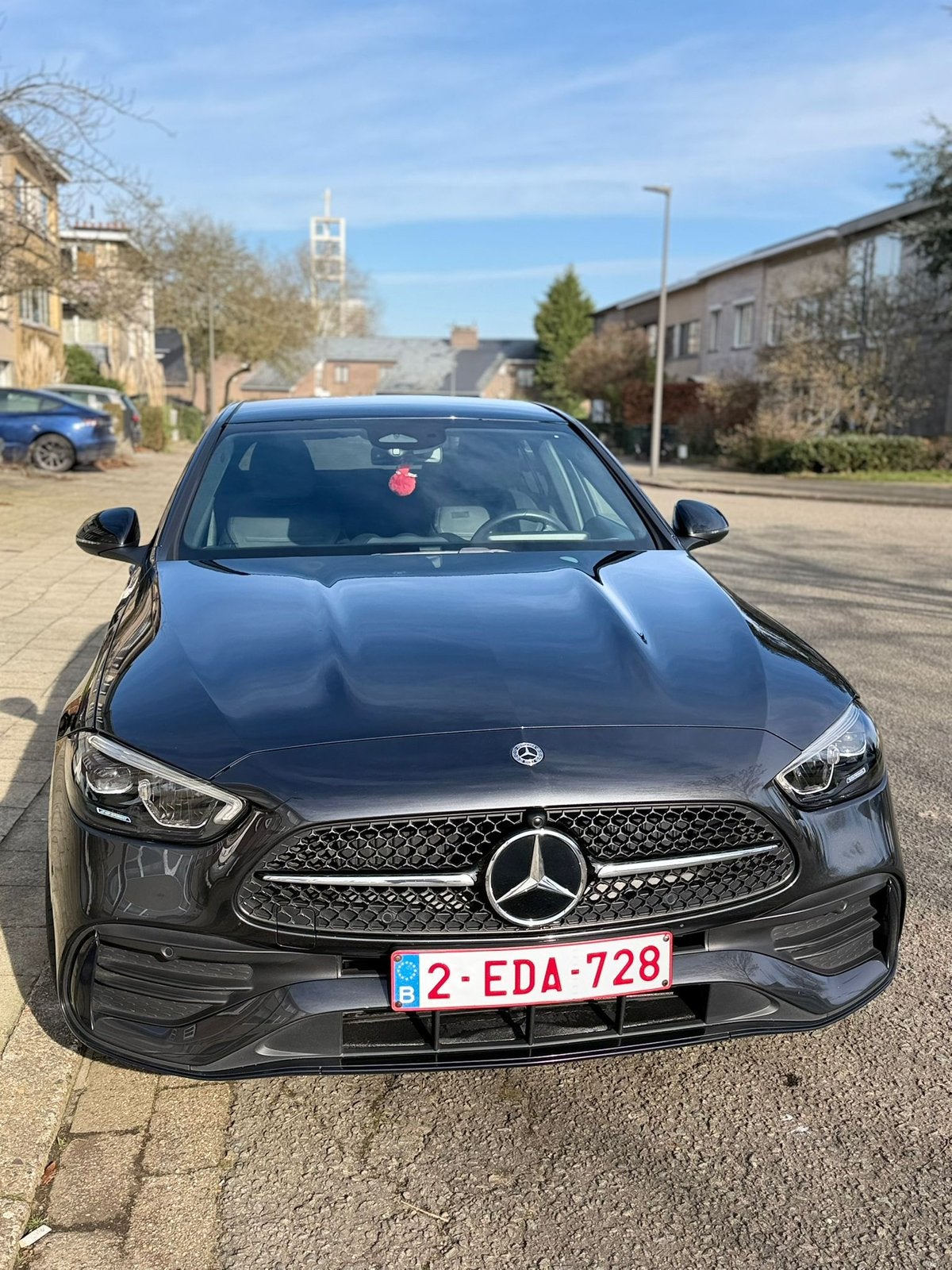 Mercedec -Benz C180 AMG GPS Lader OPENDAK  CAMERA 36, Auto's, Automaat, Leder, Parkeerassistent, Berline