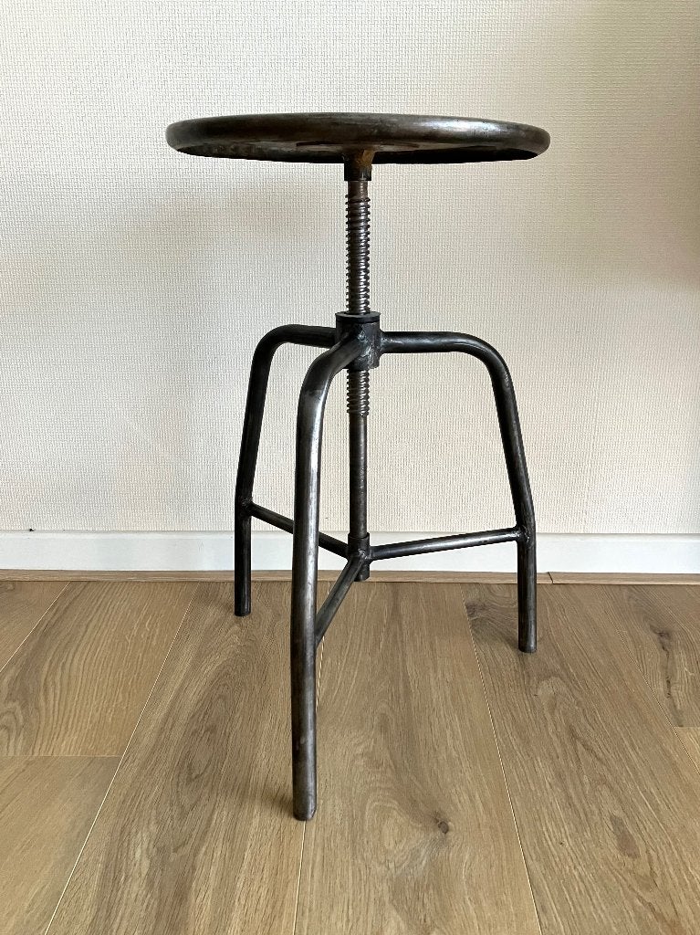 Industriële metalen draaikruk, Antiek en Kunst, Ophalen